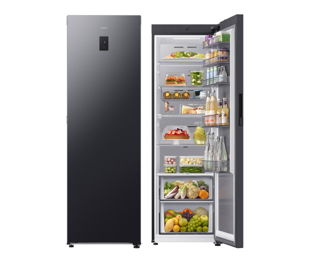 Lodówka Samsung RR80H39CCFEO Twin No Frost 185,8cm Grafitowa Stal Auto Open AI 387L - 1529115 - zdjęcie